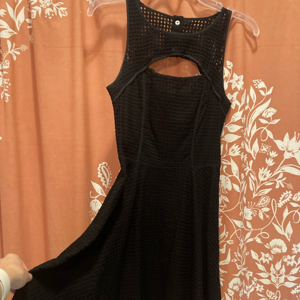 GUESS cut out black dress, size S